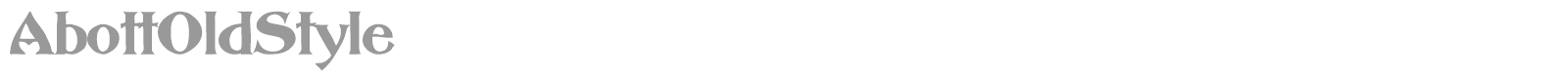 AbottOldStyle font preview